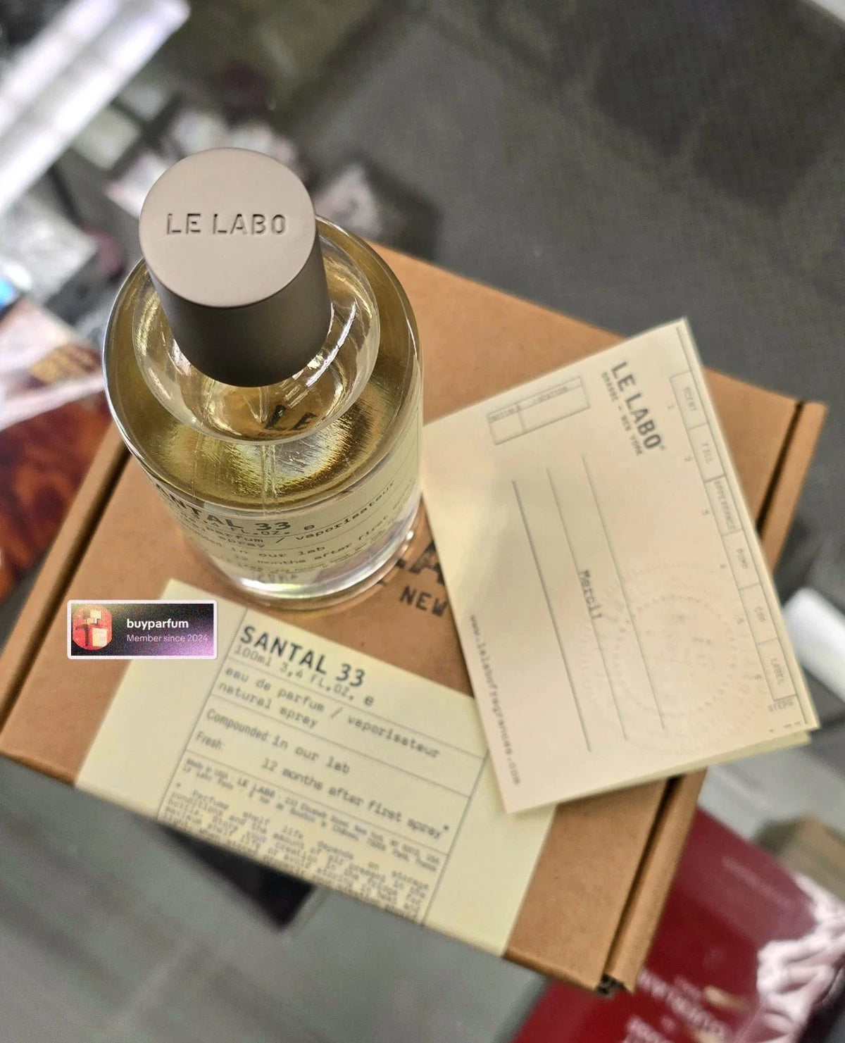 SANTAL 33 by LE LABO 3.4oz - 100ml Eau de Parfum for Unisex (New ☆ Authentic)